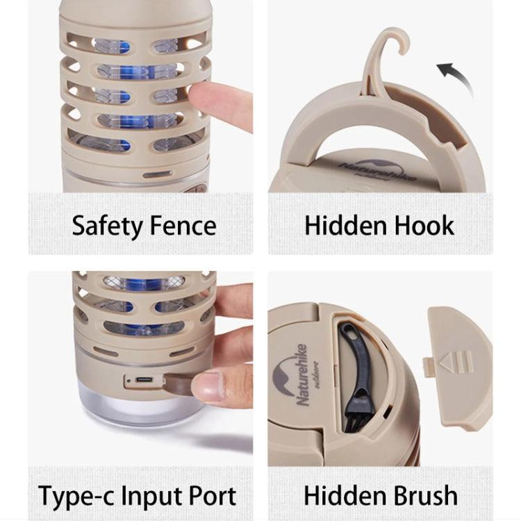Naturehike Lighting Mosquito Killer Outdoor Camping Water-resistant Mosquito Repellent Lamp(Khaki)