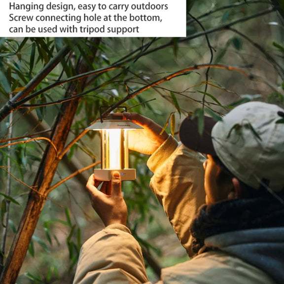 Naturehike Camping Ambient Light Outdoor Lighting Rechargeable Tent Vintage Horse Lamp(Brown)