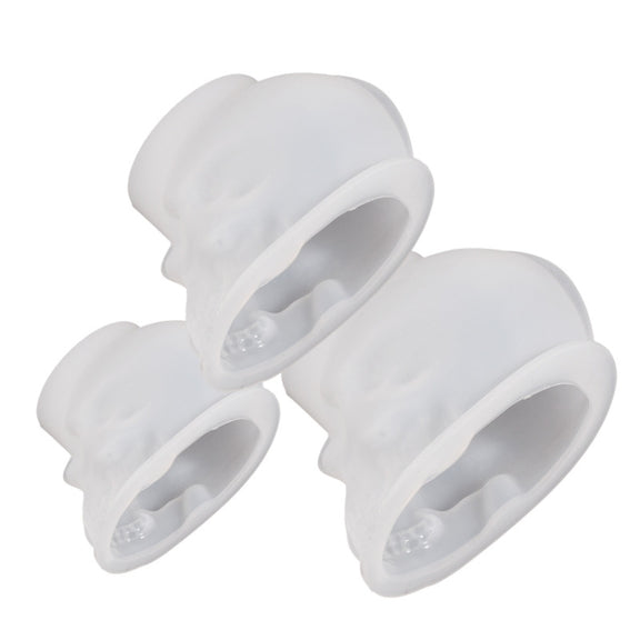 DIY Epoxy Candle Skull Keychain Pendant Silicone Mold Halloween Ornaments Mold, Spec: S