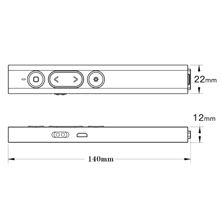 B2 2.4GHz Dual-Mode Conference PPT Wireless Page Turning Pen Multimedia Infrared Laser Pointer(White) -  by PMC Jewellery | Online Shopping South Africa | PMC Jewellery | Buy Now Pay Later Mobicred