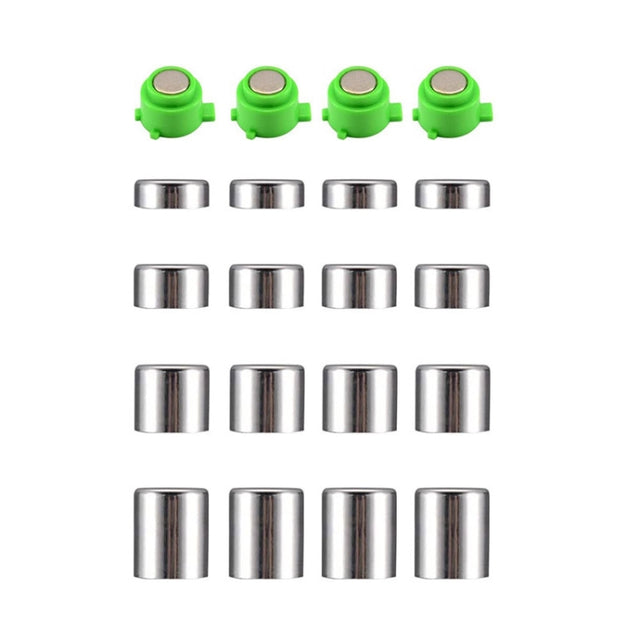 For PS4 20pcs /Set Gamepad Metal Buttons Mushroom Head Magnetic Base Cross Keys Accessory Set