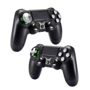 For PS4 Joystick 8pcs /Set Gamepad Metal Buttons Mushroom Head Magnetic Base Cross Keys Accessory Set