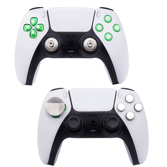 For PS4 32pcs /Set Gamepad Metal Buttons Mushroom Head Magnetic Base Cross Keys Accessory Set