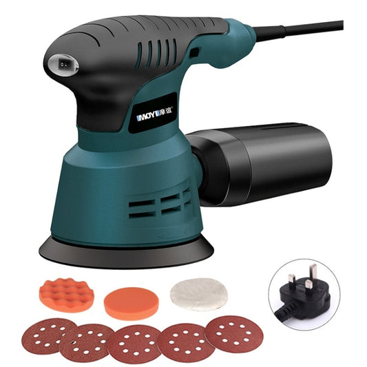 8pcs /Set UK Plug MOYI Small Polishing Sandpaper Machine Woodworking Electric Disc Sander - free shipping - PMC Jewellery - Order now!