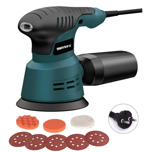 8pcs /Set EU Plug MOYI Small Polishing Sandpaper Machine Woodworking Electric Disc Sander - free shipping - PMC Jewellery - Order now!