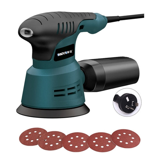 5pcs /Set AU Plug MOYI Small Polishing Sandpaper Machine Woodworking Electric Disc Sander - free shipping - PMC Jewellery - Order now!