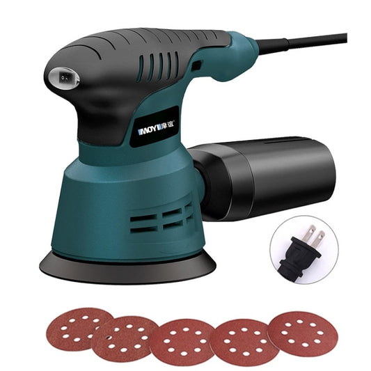 5pcs /Set US Plug MOYI Small Polishing Sandpaper Machine Woodworking Electric Disc Sander - free shipping - PMC Jewellery - Order now!