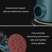 5pcs /Set UK Plug MOYI Small Polishing Sandpaper Machine Woodworking Electric Disc Sander