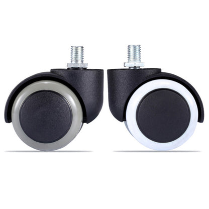 M10 Screw Quiet Swivel Chair Universal Wheels Office Chair Roller Casters(Black) - Furniture Accessories by PMC Jewellery | Online Shopping South Africa | PMC Jewellery | Buy Now Pay Later Mobicred