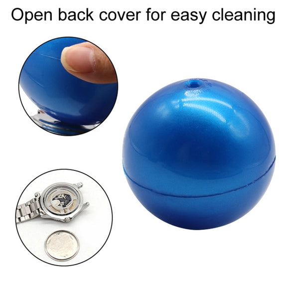 Rotating Back Cover Watch Opener Rubberized Ball Watch Repair Tool(Blue)