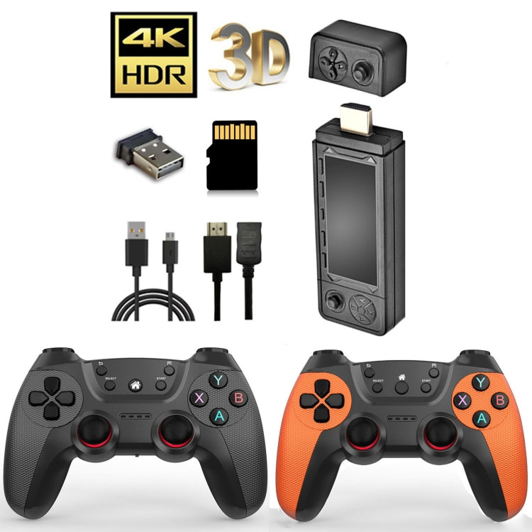 X9 Ultra Video Game Stick Console With 2.4G Double Wireless Controller 64GB 37000+ Games