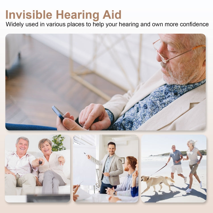 Z-26D1 Digital DSP In-ear TWS Invisible Hearing Aid Rechargeable Touch Control Sound Amplifier(Skin Color) - free shipping - PMC Jewellery - Order now!