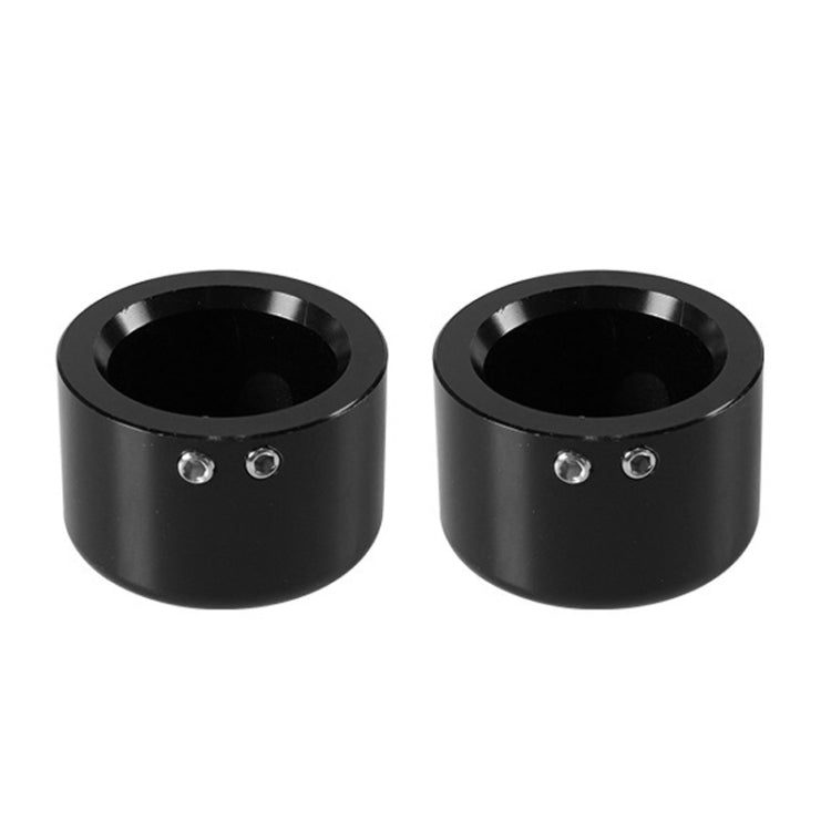For Harley Davidson Motorcycle Modified Front Axle Wheel Covers Front Axle Decorative Cover(Black) - Replacement Parts by PMC TechLife | Online Shopping South Africa | PMC TechLife | Buy Now Pay Later Mobicred