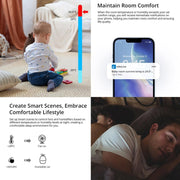 Sonoff SNZB-02P Wireless Temperature And Humidity Sensor Detector Smart Home