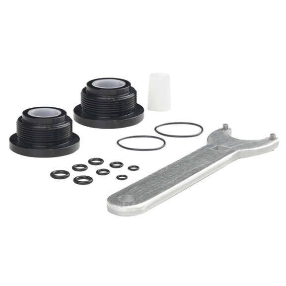For Seastar HS5157 Boat Front Mount Hydraulic Steering Cylinder Seal Kits Wrench Tool(Orange Inner Ring)