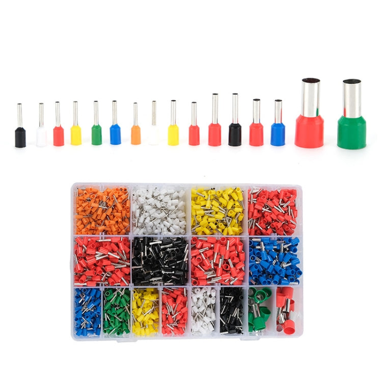 2120pcs /Set 0.5-16MM European Style Tube Type Wiring Cold Press Terminal Set(Terminal Box Package) - Booster Cable & Clip by PMC Jewellery | Online Shopping South Africa | PMC Jewellery | Buy Now Pay Later Mobicred