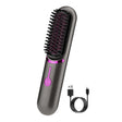 Wireless Hair Straightening Comb USB Charging Curling Iron(Gray) - free shipping - PMC TechLife - Order now!