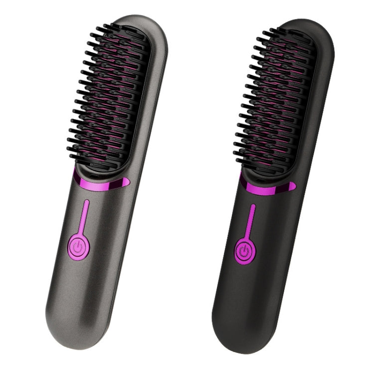 Wireless Hair Straightening Comb USB Charging Curling Iron(Gray) - free shipping - PMC TechLife - Order now!
