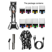 Rechargeable Magnetic Suspension High-speed Electric Hair Clipper(Blue)