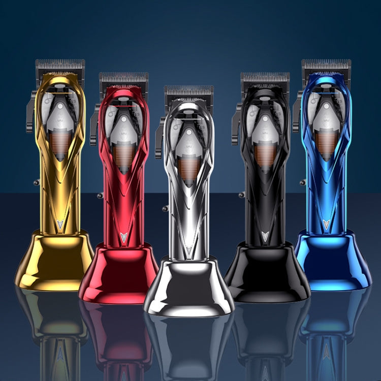 Rechargeable Magnetic Suspension High-speed Electric Hair Clipper(Silver)