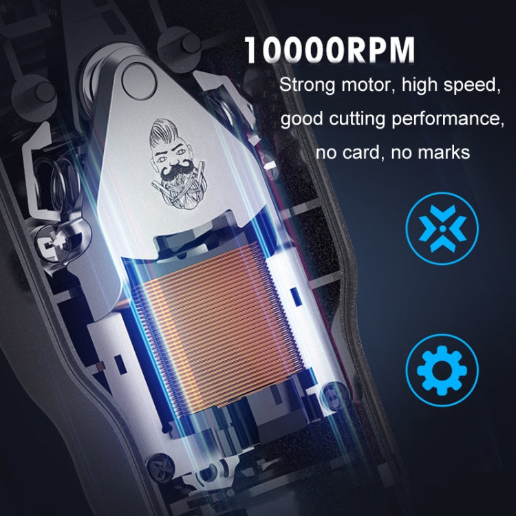 Rechargeable Magnetic Suspension High-speed Electric Hair Clipper(Gold) - free shipping - PMC TechLife - Order now!