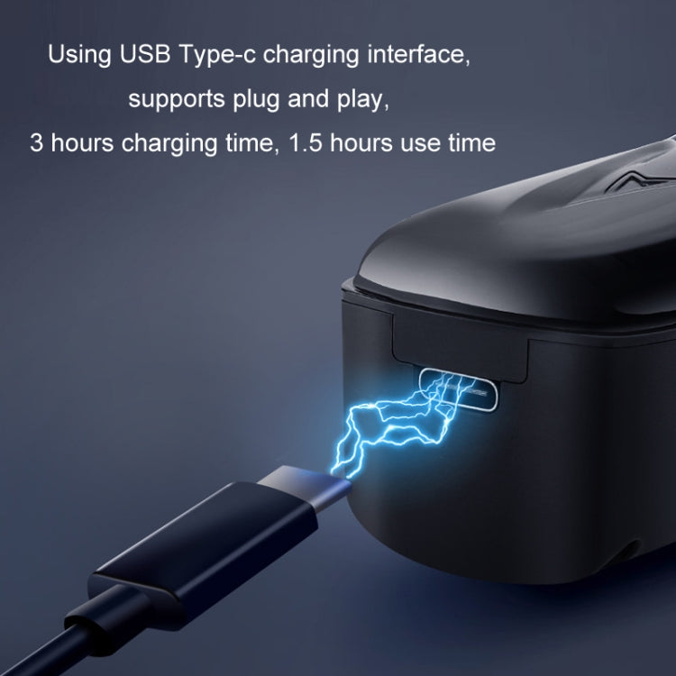 Rechargeable Magnetic Suspension High-speed Electric Hair Clipper(Blue) - free shipping - PMC TechLife - Order now!