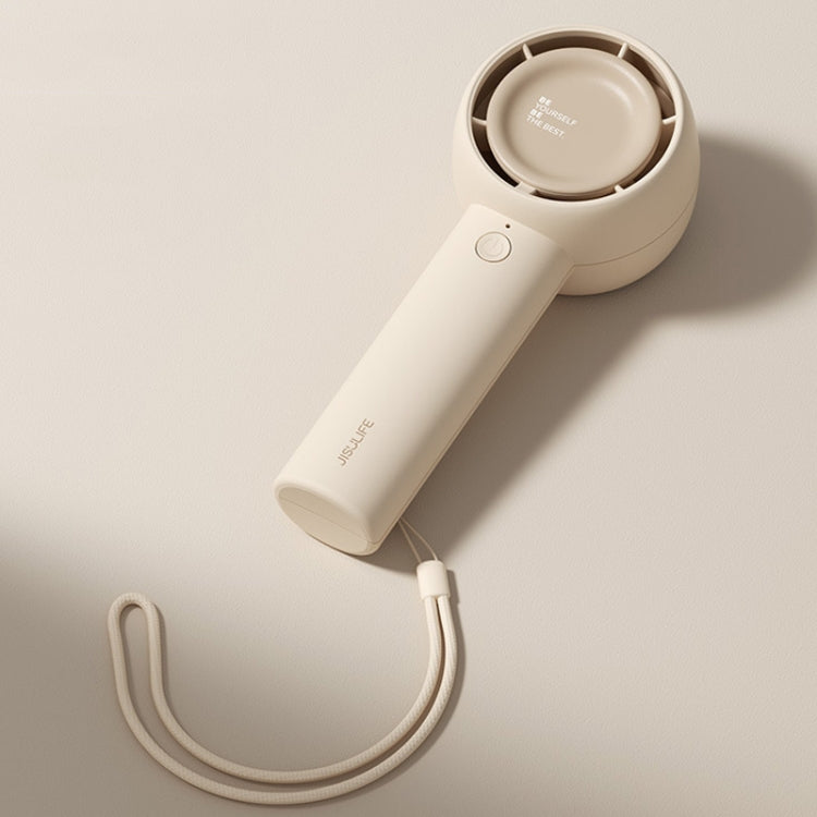 JisuLife FA42 Handheld Portable Small Rechargeable Turbo Fan, Color: Brown 4500mAh - Electric Fans by JisuLife | Online Shopping South Africa | PMC TechLife | Buy Now Pay Later Mobicred