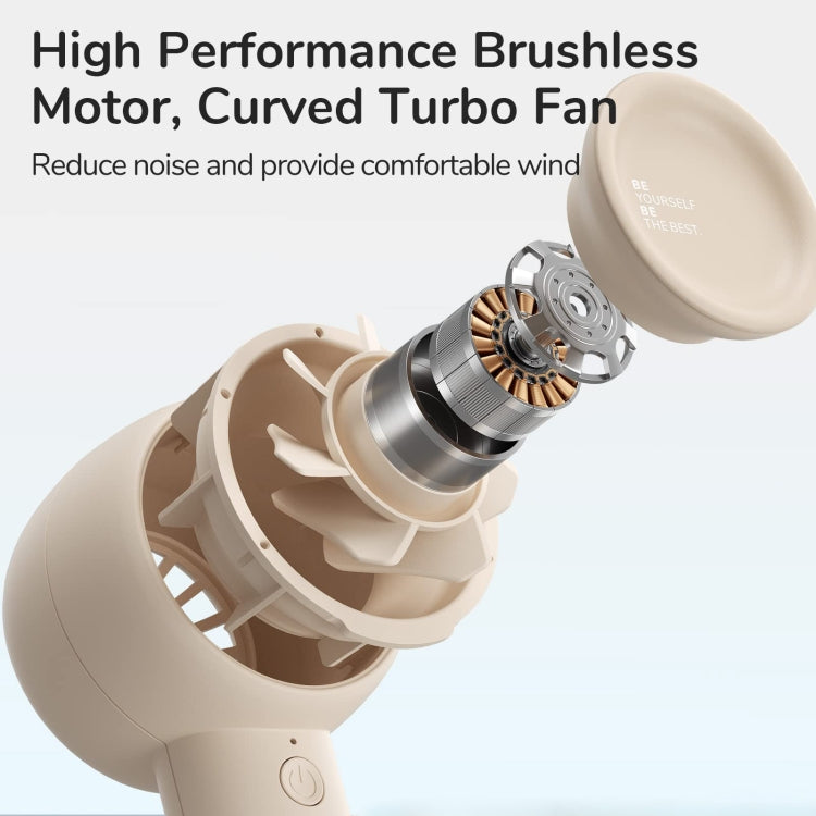 JisuLife FA42 Handheld Portable Small Rechargeable Turbo Fan, Color: Mint Green 2000mAh - free shipping - PMC TechLife - Order now!