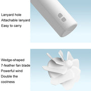 JisuLife FA42 Handheld Portable Small Rechargeable Turbo Fan, Color: Mint Green 2000mAh
