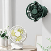 JisuLife FA29A Clip Desktop Mini Fan Portable USB Rechargeable Fan(Dark Green)