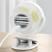 JisuLife FA29A Clip Desktop Mini Fan Portable USB Rechargeable Fan(Dark Green)