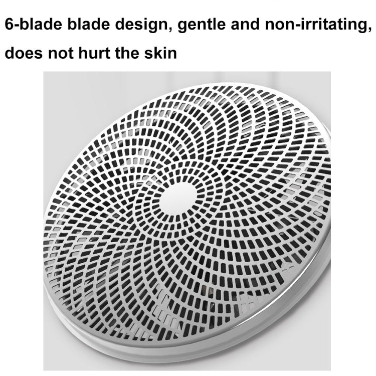 S-1090 IPX7 Waterproof 8D Portable LED Digital Display Round Electric Shaver(Black) - Shavers & Accessories by PMC TechLife | Online Shopping South Africa | PMC TechLife | Buy Now Pay Later Mobicred