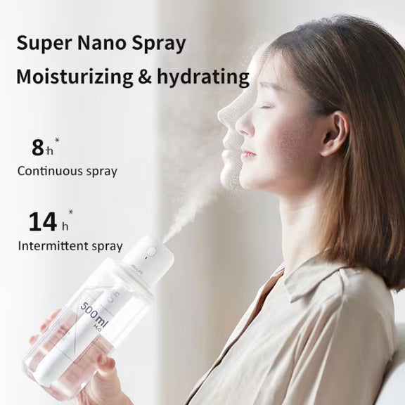 JisuLife JB07 Wireless High Mist Portable Humidifier, No Water Tank, Color: White 1100mAh