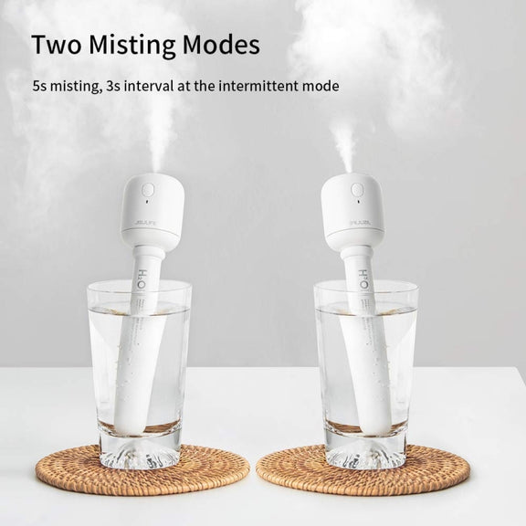 JisuLife JB07 Wireless High Mist Portable Humidifier, No Water Tank, Color: White 1100mAh