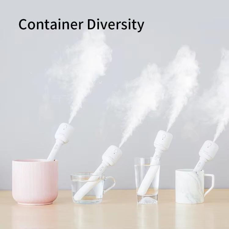JisuLife JB07 Wireless High Mist Portable Humidifier, No Water Tank, Color: White 2200mAh