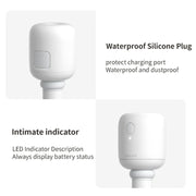 JisuLife JB07 Wireless High Mist Portable Humidifier, No Water Tank, Color: White 1100mAh