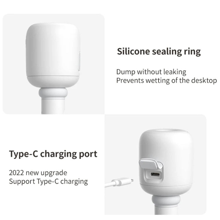 JisuLife JB07 Wireless High Mist Portable Humidifier, No Water Tank, Color: White 2200mAh - free shipping - PMC TechLife - Order now!