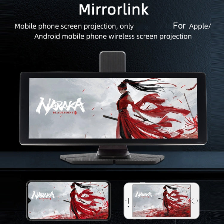 Car Bluetooth Portable DVR Monitor Support Carplay/Android Auto, Specifications: Display+ Camera - Car MP3 & MP4 & MP5 by PMC Jewellery | Online Shopping South Africa | PMC Jewellery | Buy Now Pay Later Mobicred