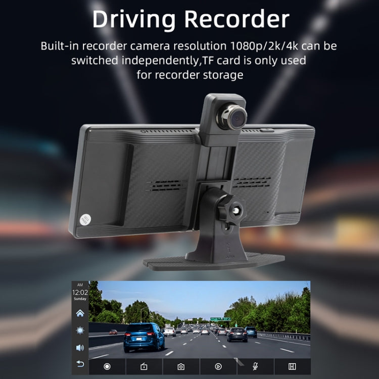 Car Bluetooth Portable DVR Monitor Support Carplay/Android Auto, Specifications: Display+ Camera - Car MP3 & MP4 & MP5 by PMC Jewellery | Online Shopping South Africa | PMC Jewellery | Buy Now Pay Later Mobicred