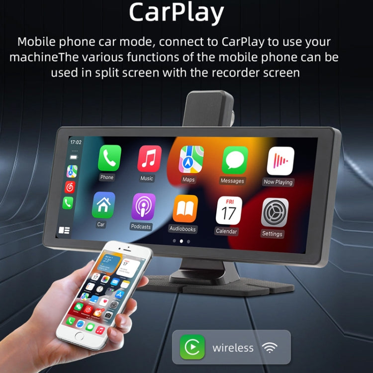 Car Bluetooth Portable DVR Monitor Support Carplay/Android Auto, Specifications: Display+ Camera - Car MP3 & MP4 & MP5 by PMC Jewellery | Online Shopping South Africa | PMC Jewellery | Buy Now Pay Later Mobicred