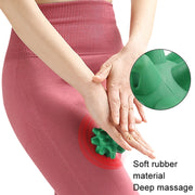Hedgehog Massage Ball Plantar Relaxation Roller Ball TRP Yoga Fitness Handheld Fascia Ball(Blue)