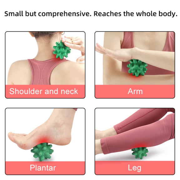 Hedgehog Massage Ball Plantar Relaxation Roller Ball TRP Yoga Fitness Handheld Fascia Ball(Blue)