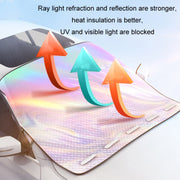 Car Laser Front Windshield Sun Protection Heat Insulation Sunshade, Size: Large