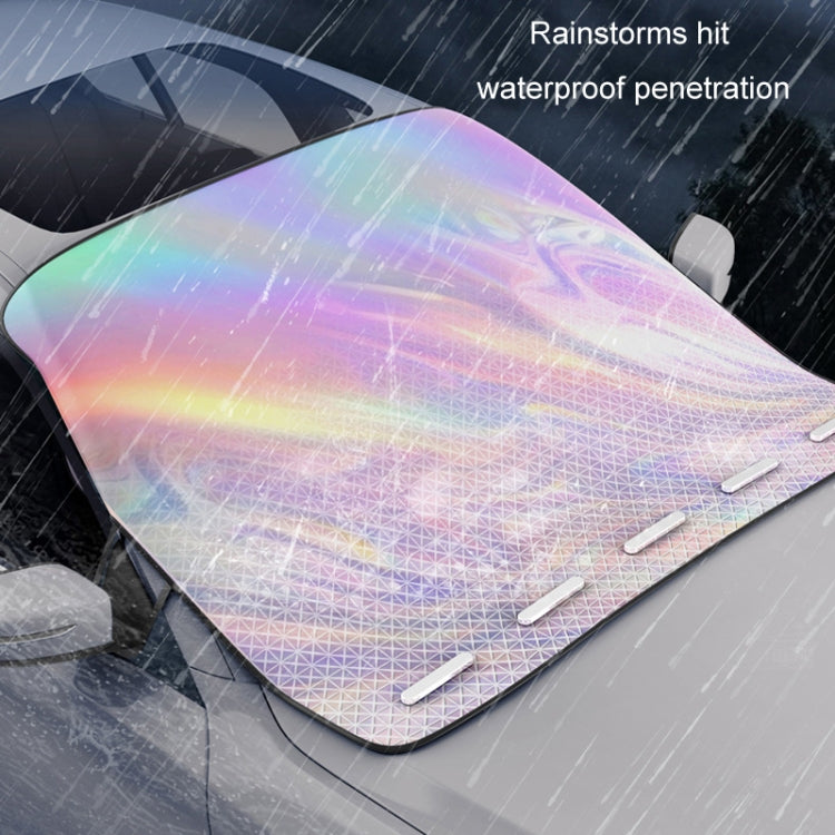 Car Laser Front Windshield Sun Protection Heat Insulation Sunshade, Size: Large