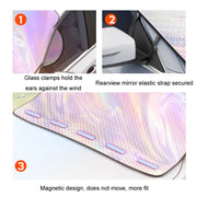Car Laser Front Windshield Sun Protection Heat Insulation Sunshade, Size: Large