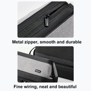 For Dyson Baona BN-DS005 Large-capacity Double-layer Hair Dryer Curling Iron Storage Bag(Black)