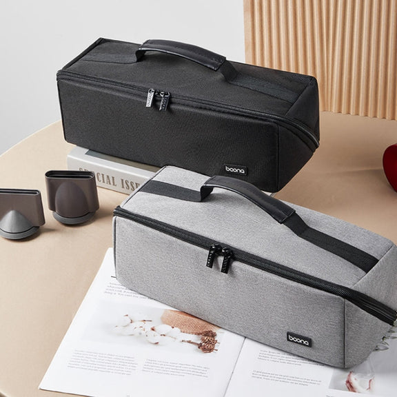 For Dyson Baona BN-DS010 Large Capacity Water-resistant Hair Dryer Storage Bag(Black)