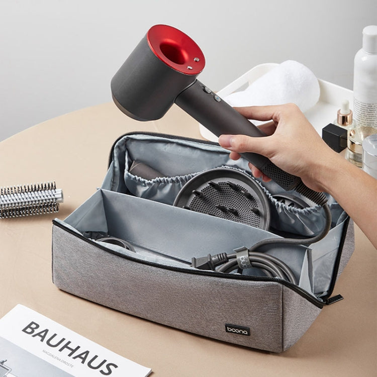 For Dyson Baona BN-DS010 Large Capacity Water-resistant Hair Dryer Storage Bag(Gray)