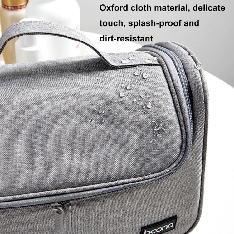 For Dyson Baona BN-DS002 Large Capacity Portable Handheld Hair Dryer Storage Bag with Hook(Gray) - For Dyson Accessories by Baona | Online Shopping South Africa | PMC TechLife | Buy Now Pay Later Mobicred