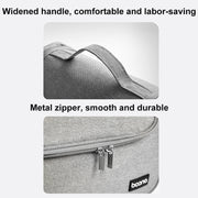 For Dyson Baona BN-DS002 Large Capacity Portable Handheld Hair Dryer Storage Bag with Hook(Gray)